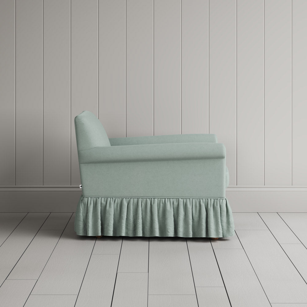 Curtain Call Armchair in Laidback Linen Sky