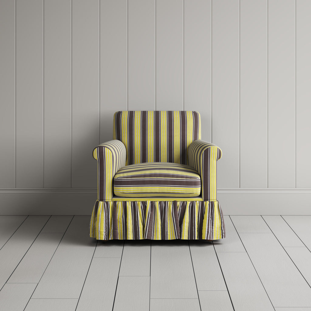 Curtain Call Armchair in Regatta Cotton, Custard