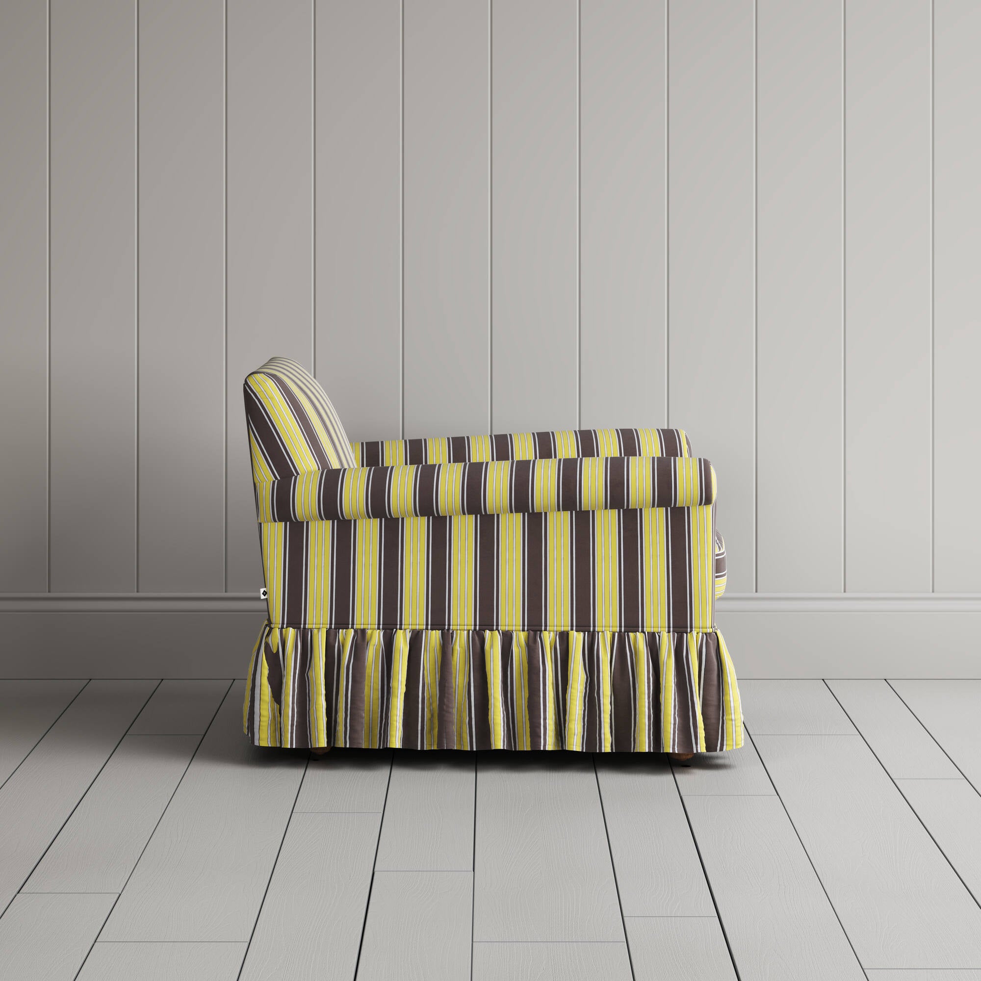 Curtain Call Armchair in Regatta Cotton, Custard
