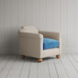 Dolittle Armchair in Laidback Linen Dove Frame and Classic Corduroy Harbour Blue Seat