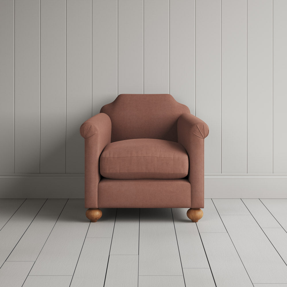 Dolittle Armchair in Laidback Linen Roseberry