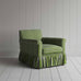 image of Curtain Call Armchair in Colonnade Cotton, Green and Wine