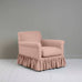 image of Curtain Call Armchair in Laidback Linen Dusky Pink