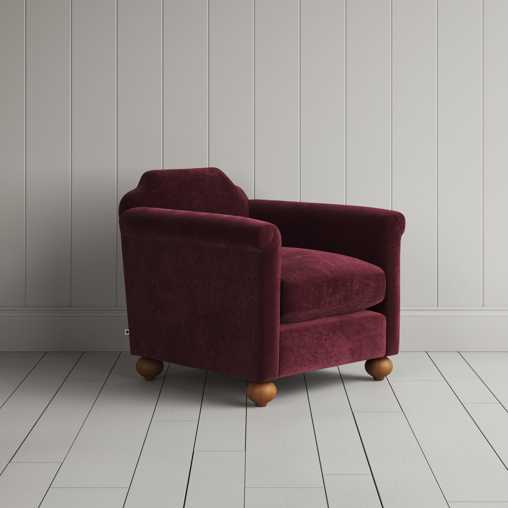 Dolittle Armchair in Classic Corduroy Cherry