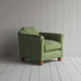image of Dolittle Armchair in Colonnade Cotton, Green and Wine
