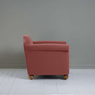 Dolittle Armchair in Intelligent Velvet Damson, Side View - Nicola Harding