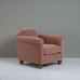 image of Dolittle Armchair in Intelligent Velvet Dusky Pink