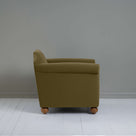 Dolittle Armchair in Intelligent Velvet Sepia, Side View - Nicola Harding