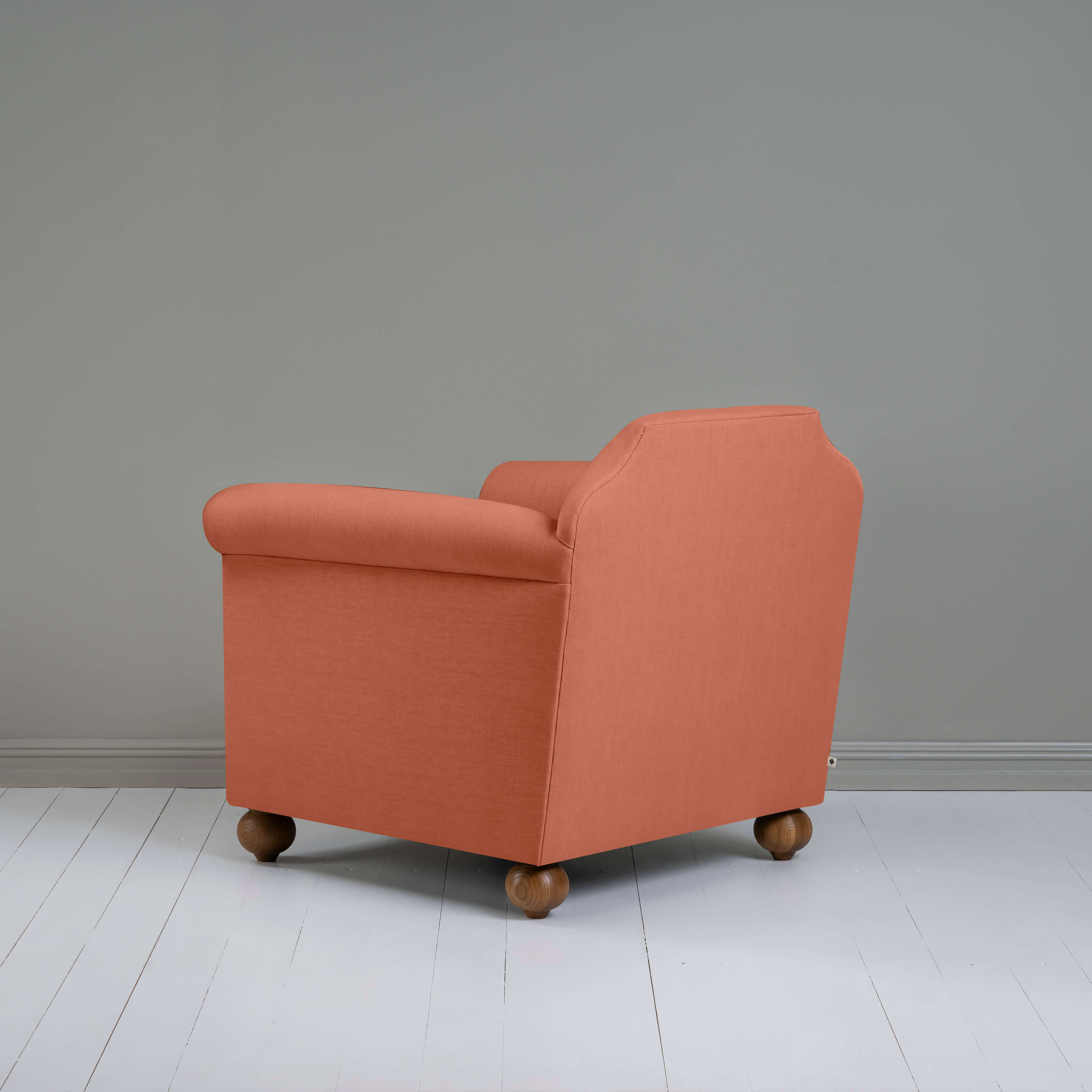  Dolittle Armchair in Laidback Linen Cayenne 