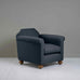 image of Dolittle Armchair in Laidback Linen Midnight