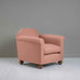 image of Dolittle Armchair in Laidback Linen Roseberry