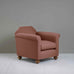 image of Dolittle Armchair in Laidback Linen Sweet Briar