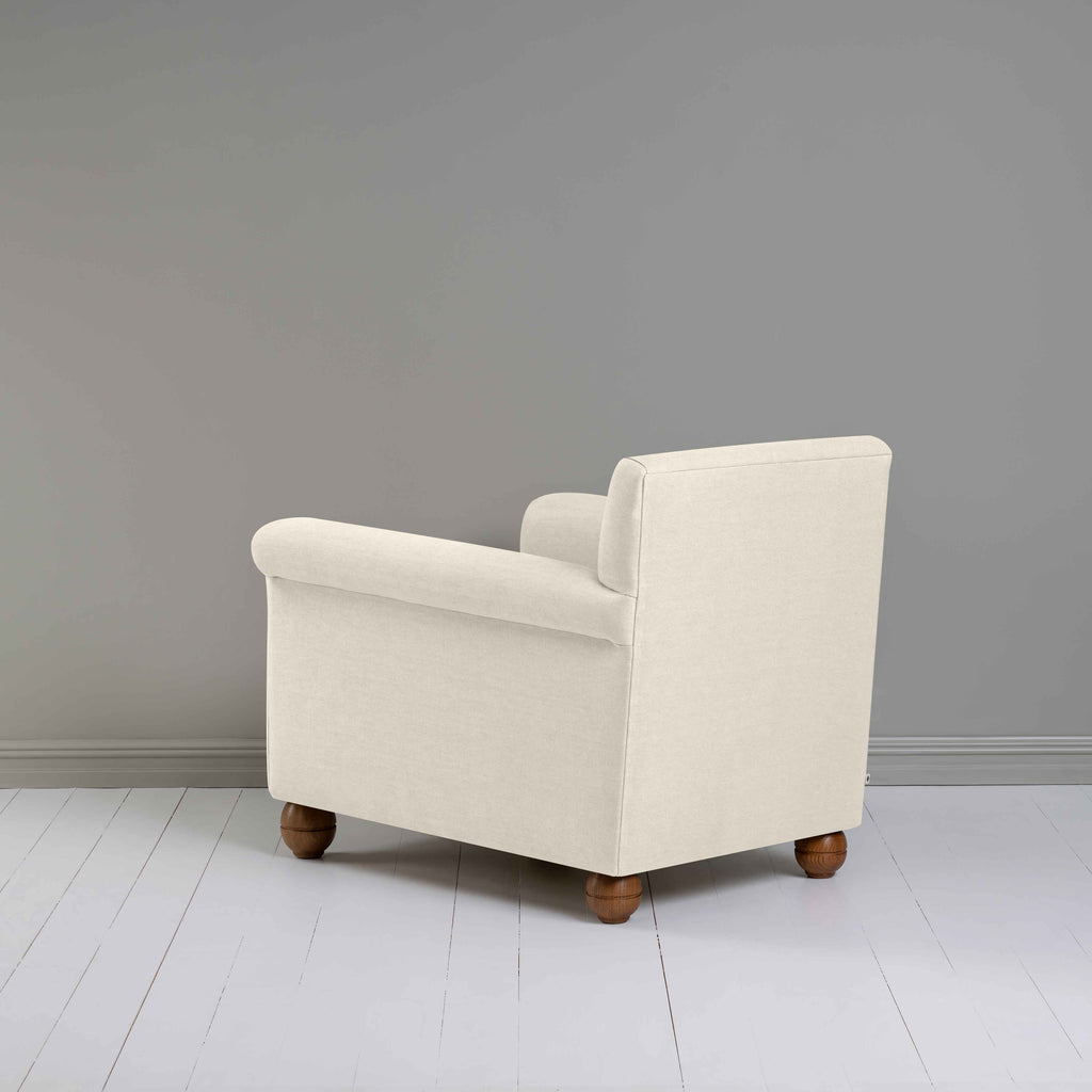 Idler Armchair in Laidback Linen Dove - Nicola Harding