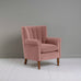 image of Time Out Armchair in Intelligent Velvet Dusky Pink
