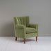 image of Time Out Armchair in Intelligent Velvet Green Tea