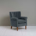 image of Time Out Armchair in Intelligent Velvet Mercury
