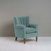 image of Time Out Armchair in Intelligent Velvet Mineral