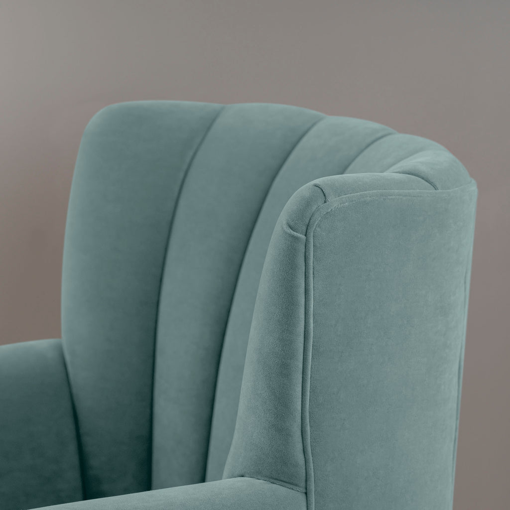  Time Out Armchair in Intelligent Velvet Mineral 