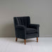 image of Time Out Armchair in Intelligent Velvet Onyx