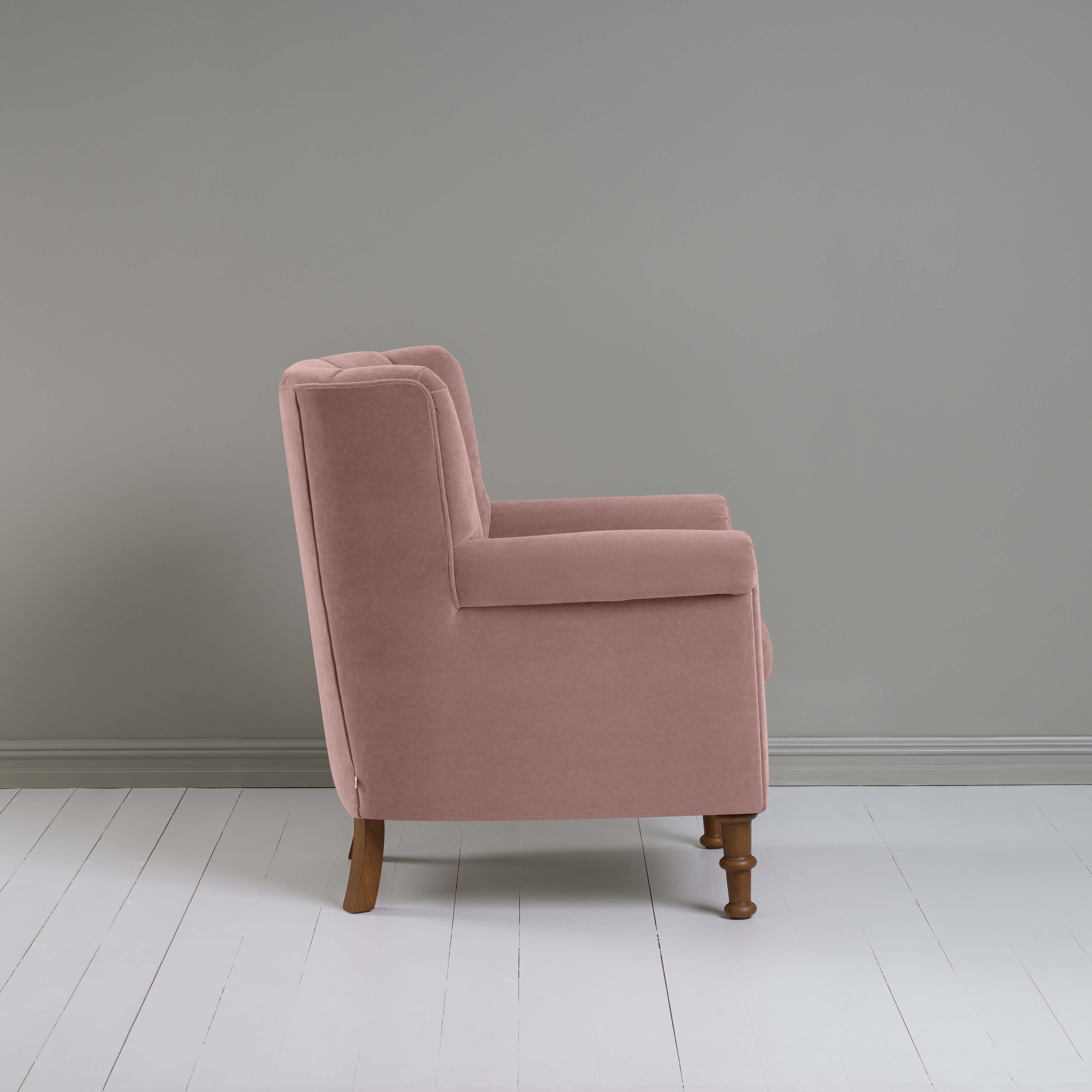  Time Out Armchair in Intelligent Velvet Rose 