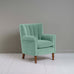 image of Time Out Armchair in Intelligent Velvet Sea Mist