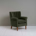 image of Time Out Armchair in Intelligent Velvet Seaweed