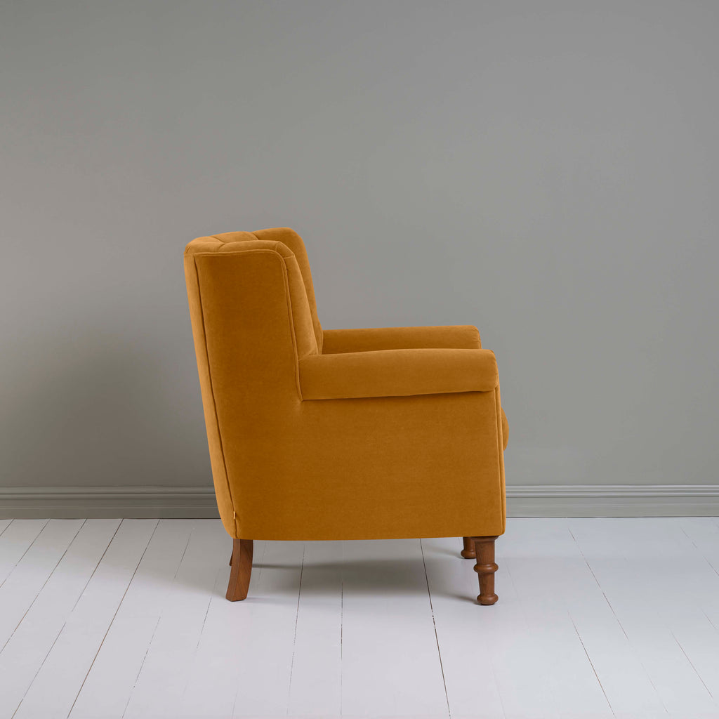  Time Out Armchair in Intelligent Velvet Spice 