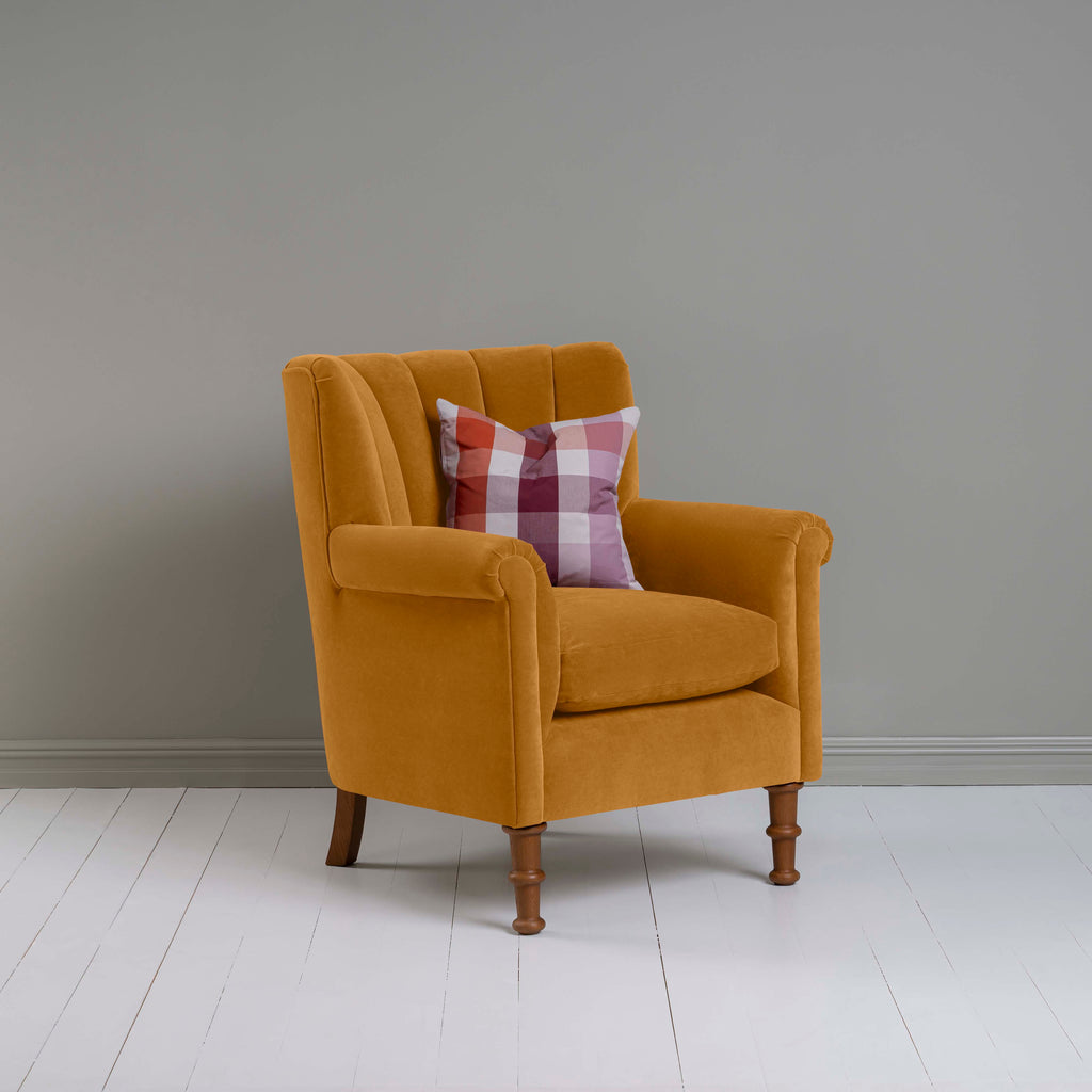  Time Out Armchair in Intelligent Velvet Spice 