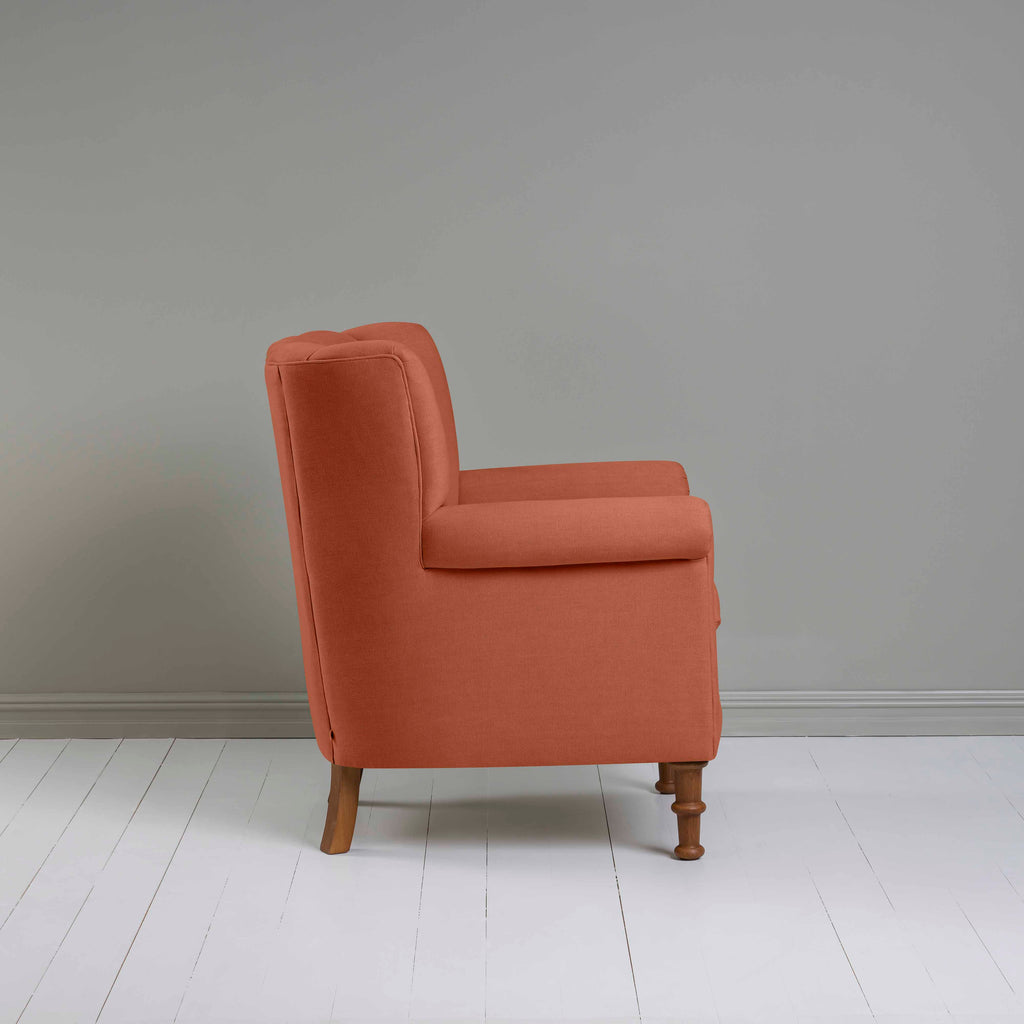  Time Out Armchair in Laidback Linen Cayenne 