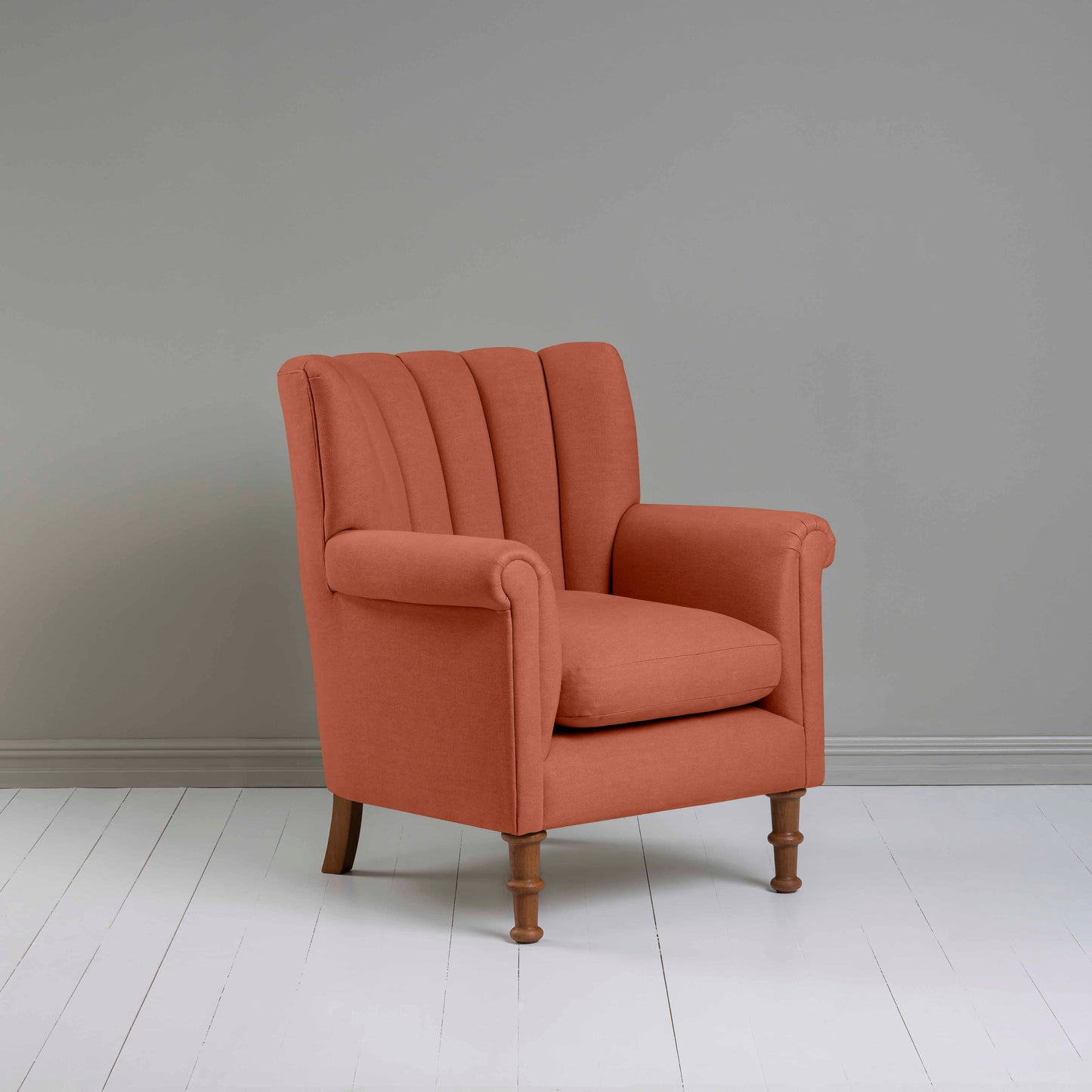 Time Out Armchair in Laidback Linen Cayenne