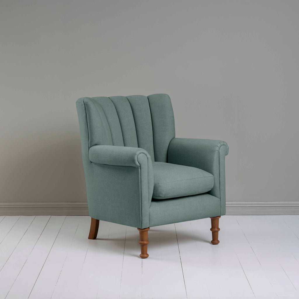 Time Out Armchair in Laidback Linen Mineral - NiX