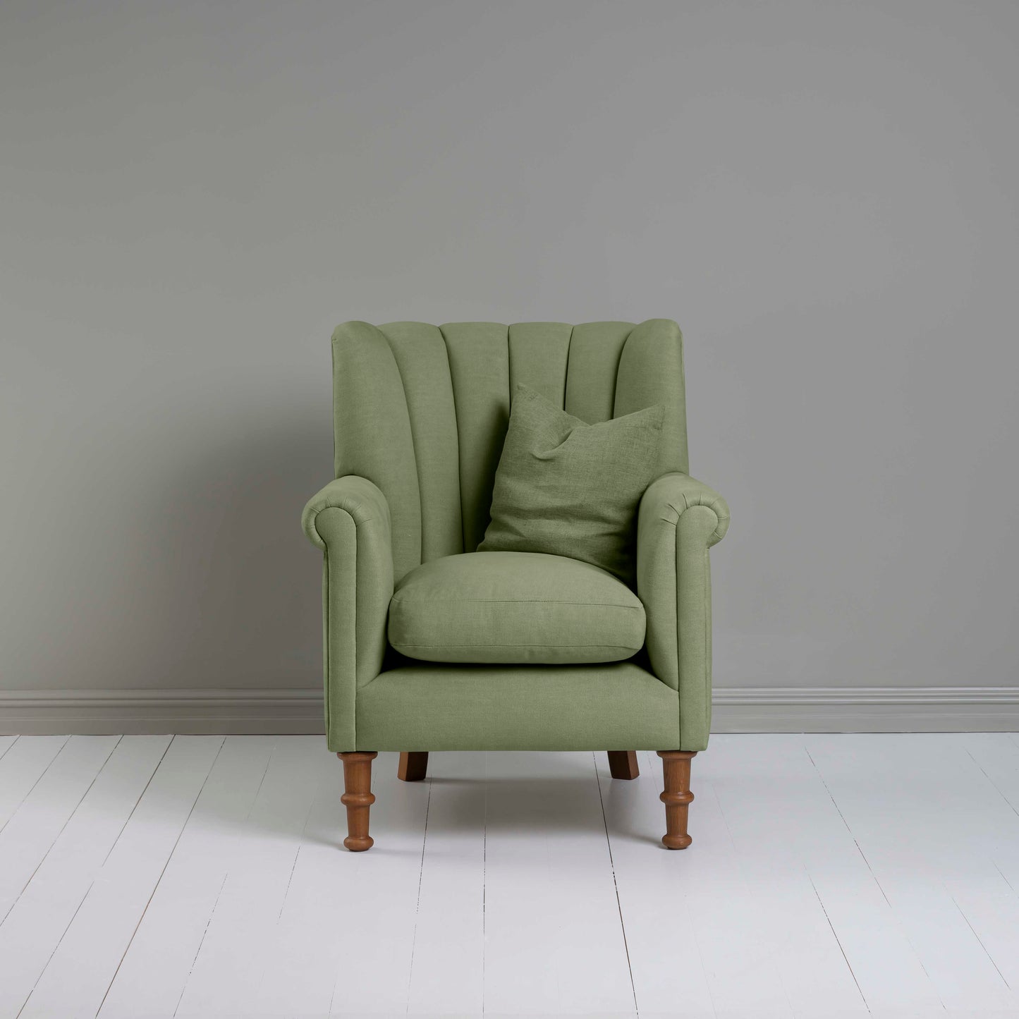 Time Out Armchair in Laidback Linen Moss