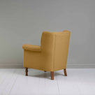 Time Out Armchair in Laidback Linen Ochre, Back View - NiX