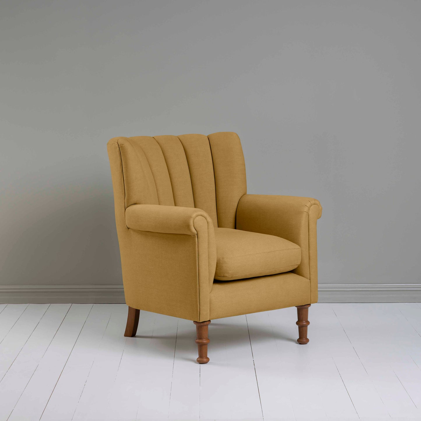 Time Out Armchair in Laidback Linen Ochre - NiX