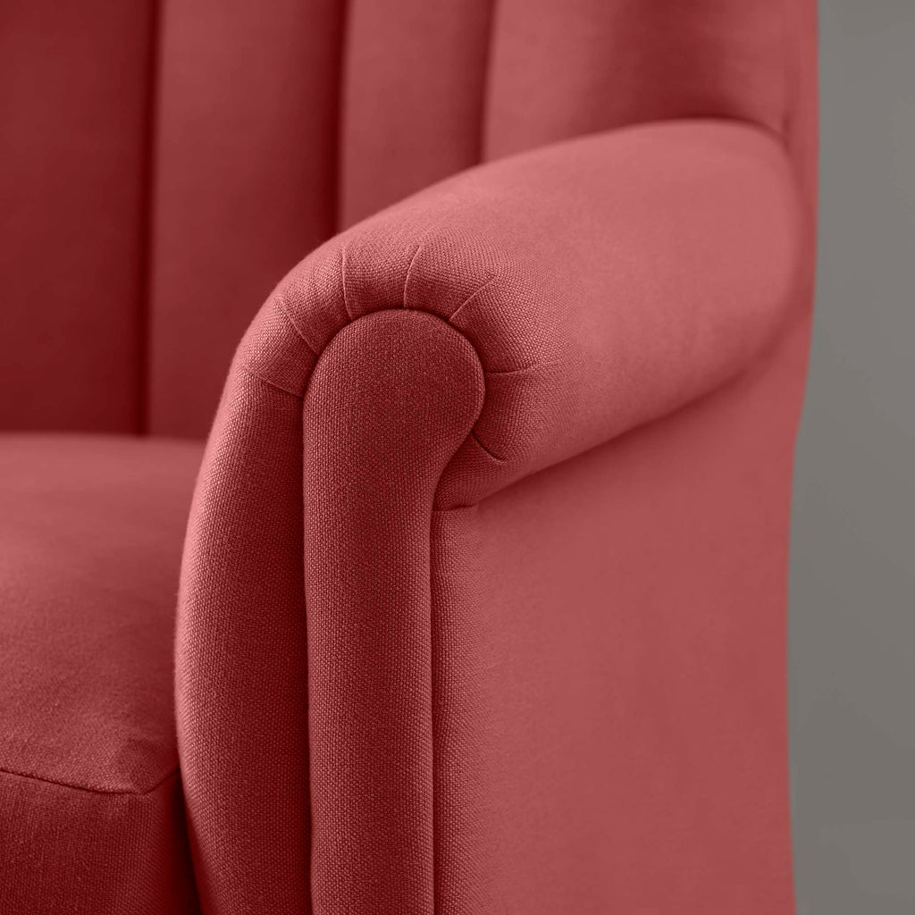 Time Out Armchair in Laidback Linen Rouge 