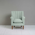 Time Out Armchair in Laidback Linen Sky Front View - NiX