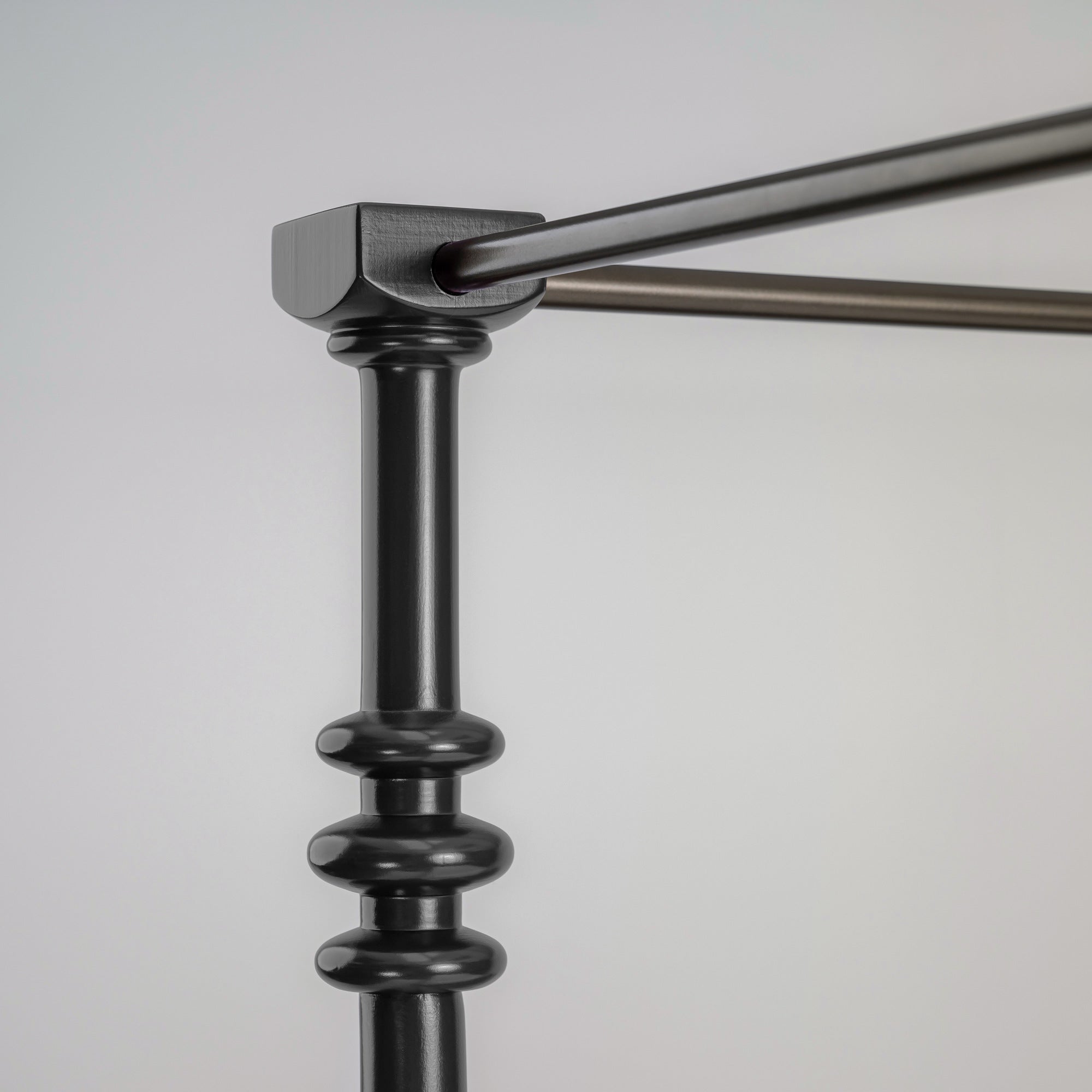 Folly Four Poster Bed in Jet Black
