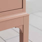 Bits and Bobs Bedside Table, Blush Pink, Right Hand Side