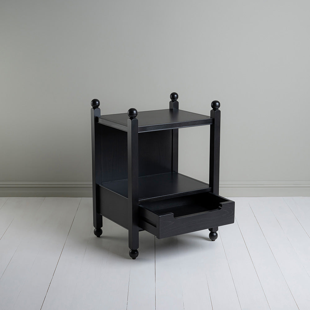 Slumber Bedside Table, Carbon Black