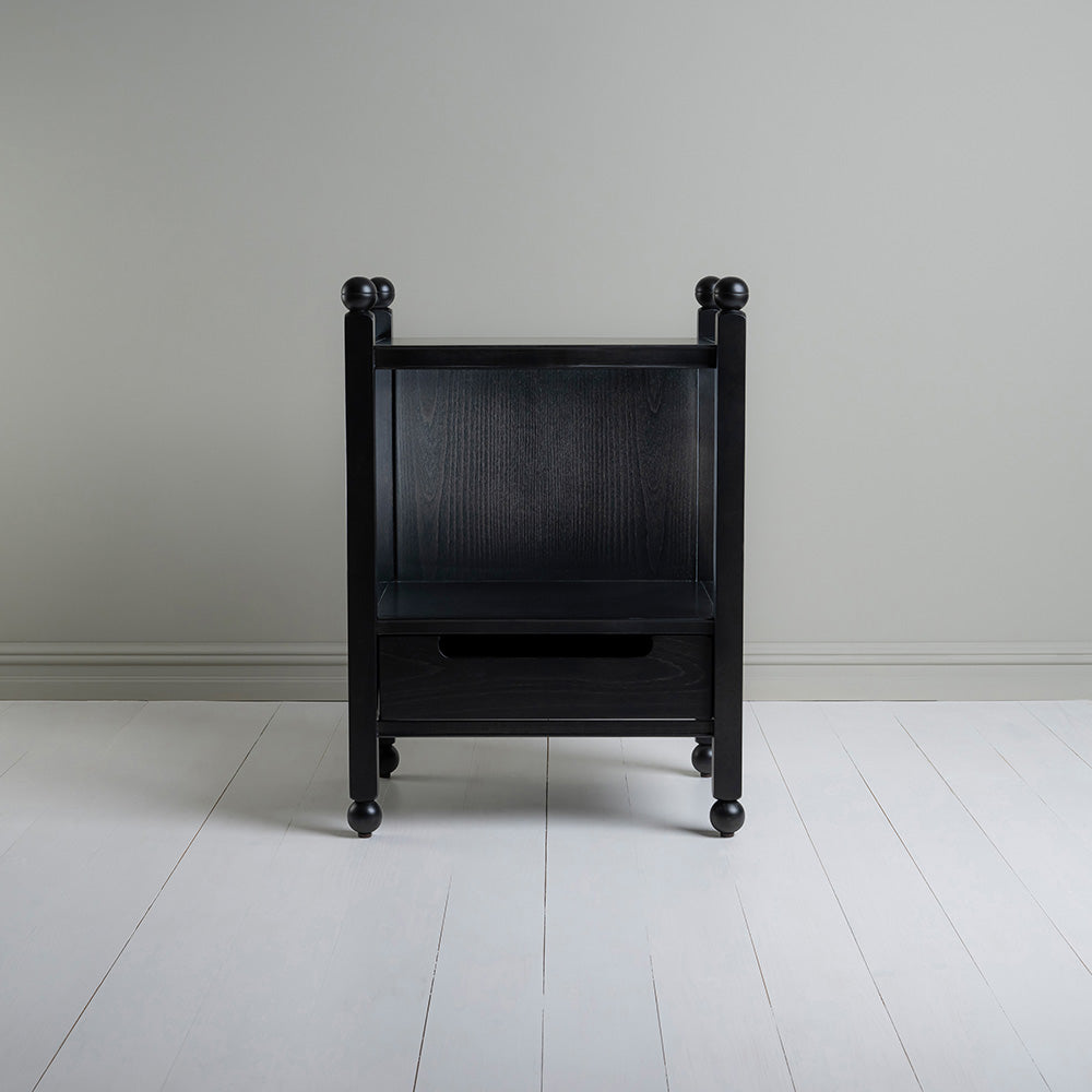 Slumber Bedside Table, Carbon Black