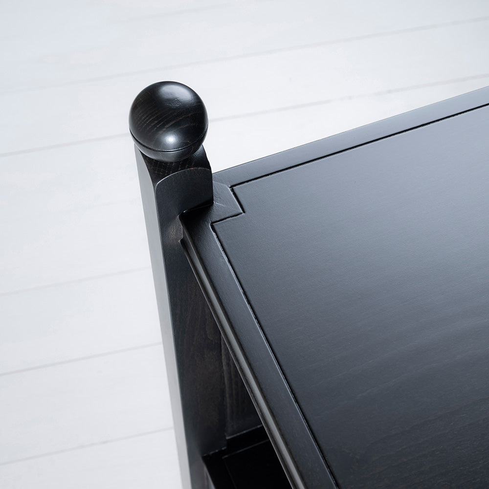 Slumber Bedside Table, Carbon Black