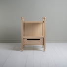 Slumber Bedside Table With Drawer,  Front View - By NiX