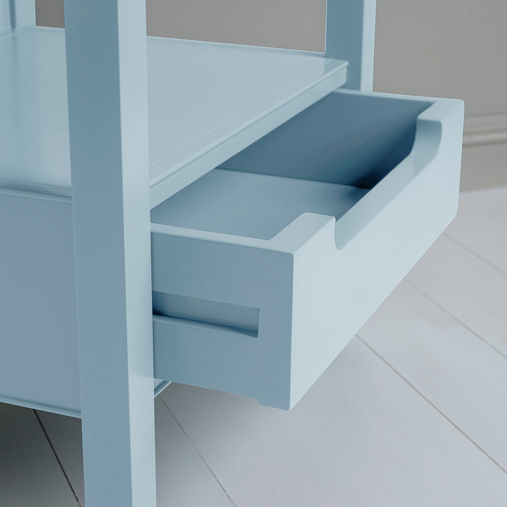 Slumber Bedside Table, Powder Blue