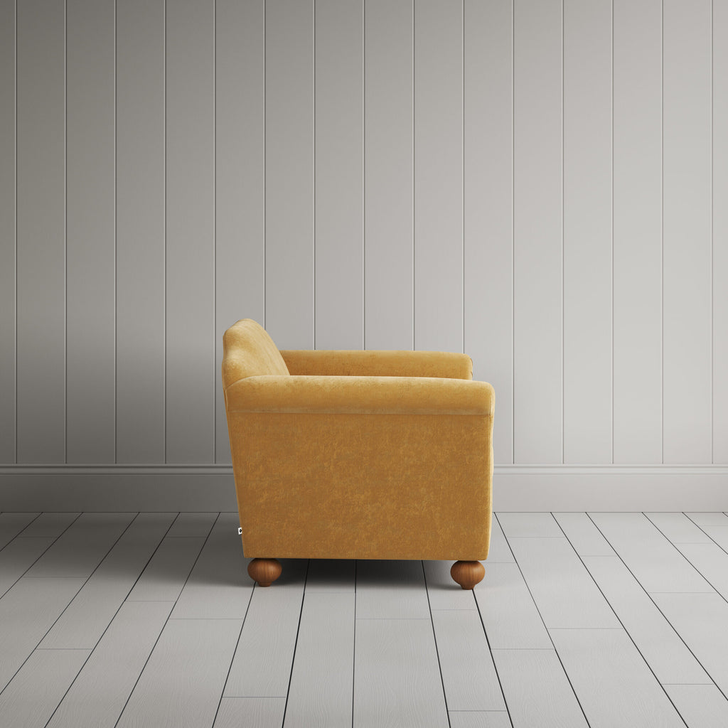 Dolittle BIG LOVE Seat in Classic Corduroy Wheat - Side Profile