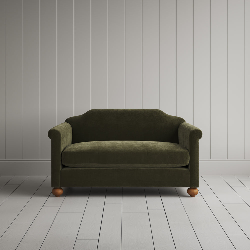 Front View of Dolittle Big Love Seat in Classic Corduroy Caper