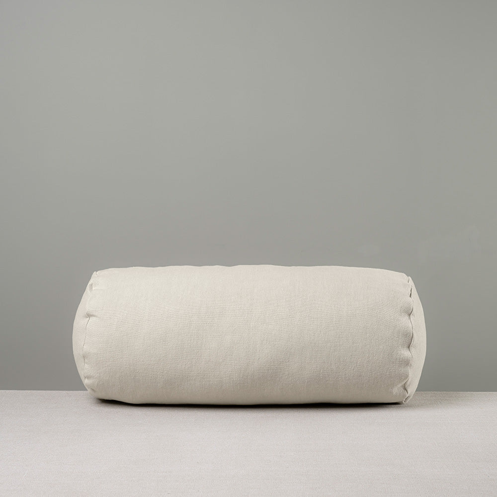 Bask Bolster Cushion in Laidback Linen, Dove