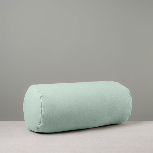 Bask Bolster Cushion in Laidback Linen, Sky