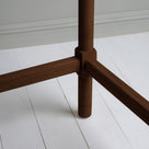 Scribble Desk, Smoky Stained Oak, Foot Joint Design Closeup - NiX
