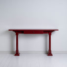 Front Side of Keepsake Red(Pomegranate) Console Table - Nicola Harding