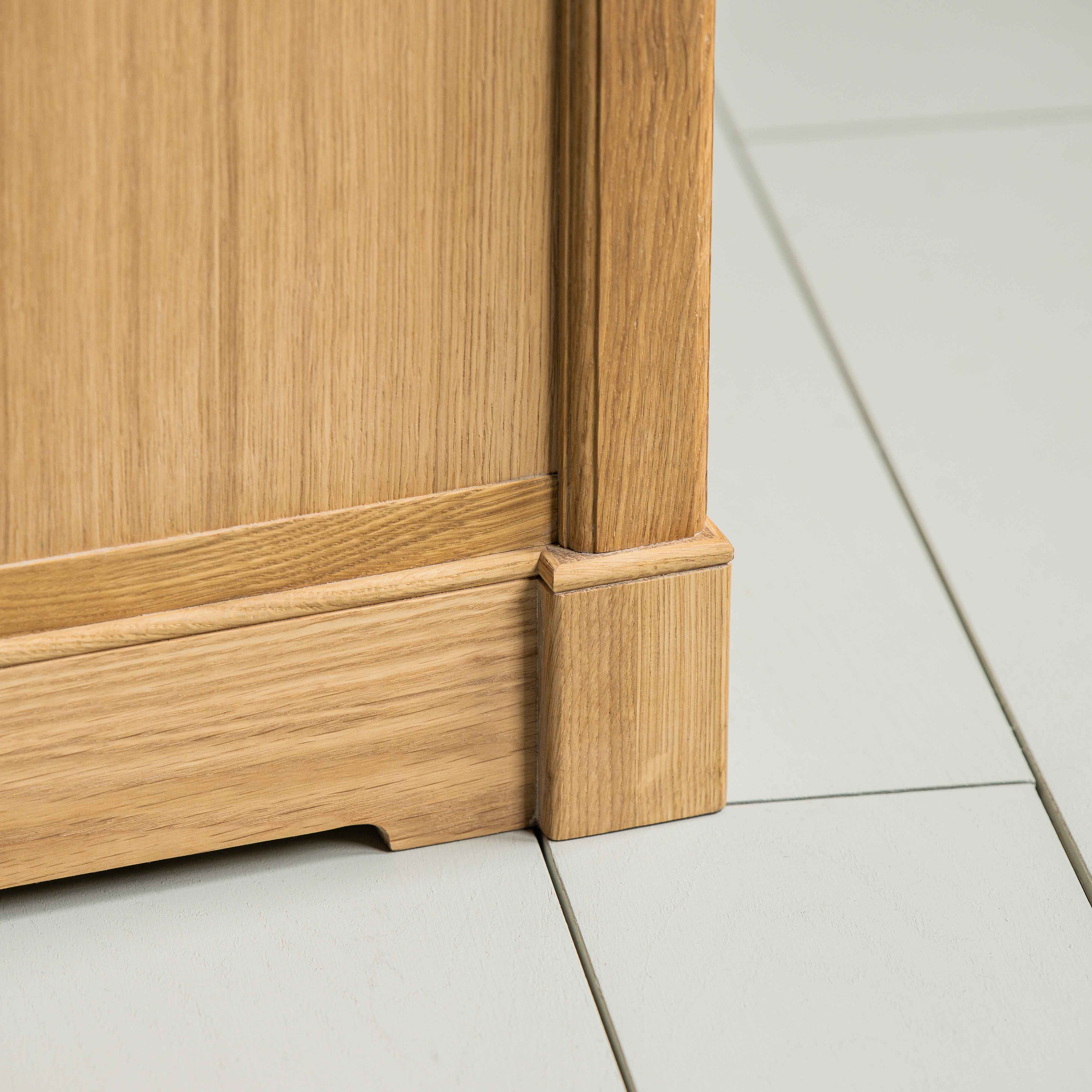 Shipshape Chest of Drawers, Natural Oak Bottom Foot Finishing and Design - By NiX